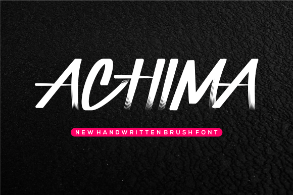 Achima: The Dynamic Handwritten Font for Modern Web Design