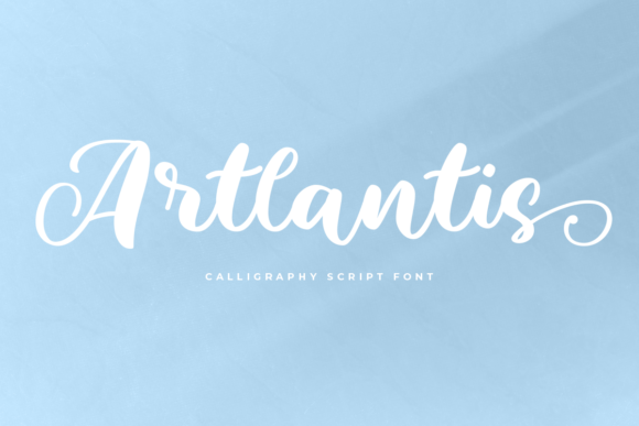 Artlantis: A Handwritten Font for Polished Web Design