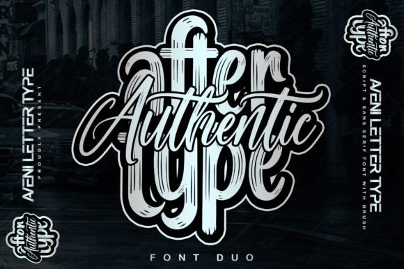Authentic After Type: A Stylish Font Duo for Editorial Design