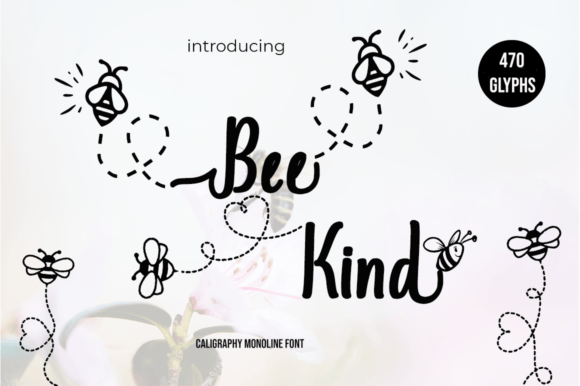 Bee Kind: A Friendly Handwritten Font for Engaging Visuals