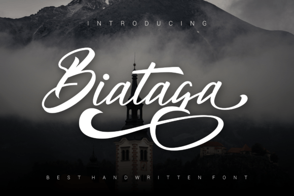 Biataga: A Sweet and Cursive Font for Engaging Visuals