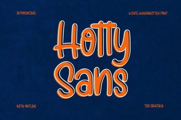 Boost Your Brand with Hotty Sans: A Playful Handwritten Font