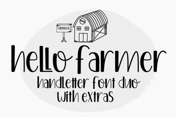Bring Charm to Your Creations with Hello Farmer Duo Font