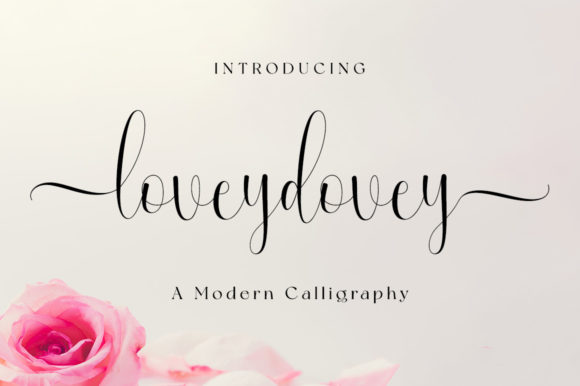 Discover Loveydovey: A Charming Script Font for Your Editorial Projects