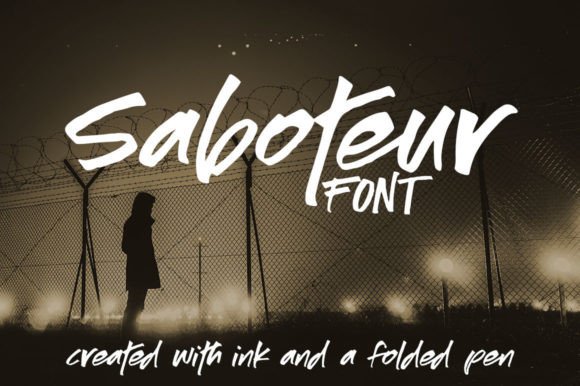 Discover Saboteur: A Handcrafted Font for Editorial Charm