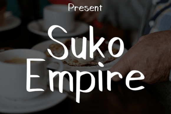 Discover the Charm of Suko Empire: A Modern Script Font