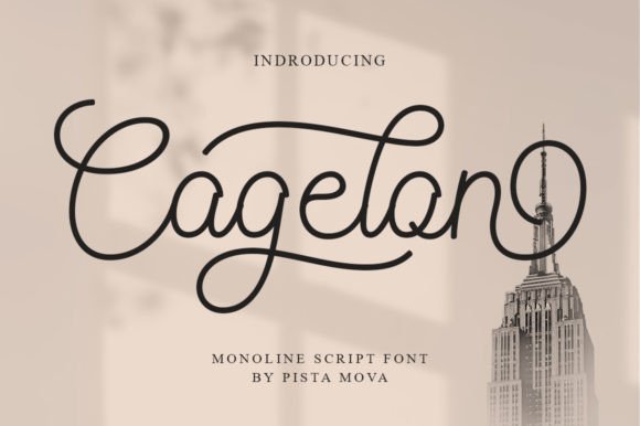 Enhance Your Brand with Cagelon: A Charming Handwritten Font