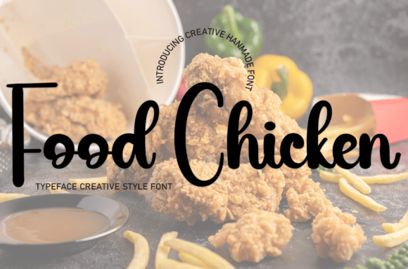 Enhance Your Brand with Food Chicken, a Charming Handwritten Font