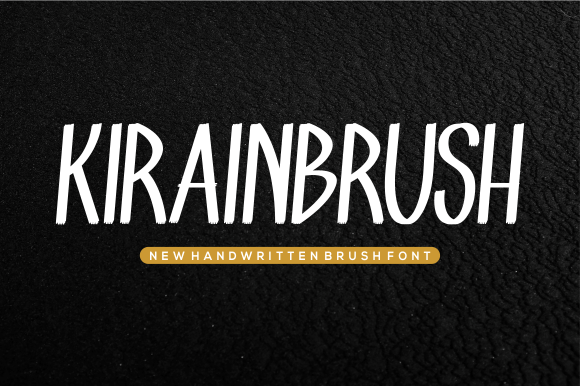 Enhance Your Brand with Kirainbrush: A Handwritten Font for Business