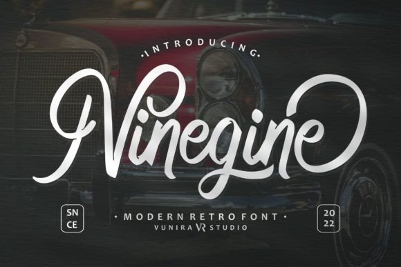 Enhance Your Brand with Ninegine: A Modern Script Font