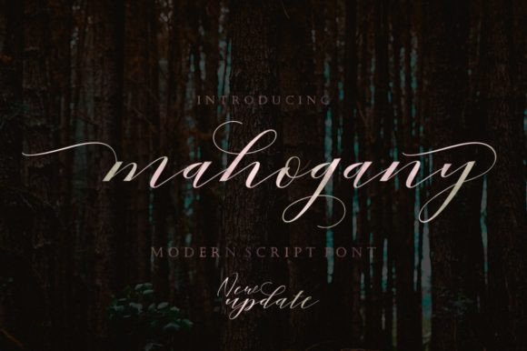 Enhance Your Campaign with Mahogany: A Stylish Script Font