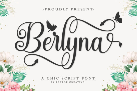Explore Berlyna: A Graceful Script Font for Creative Projects
