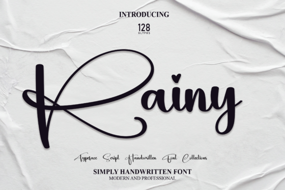 Exploring Rainy: A Romantic Script Font for Branding