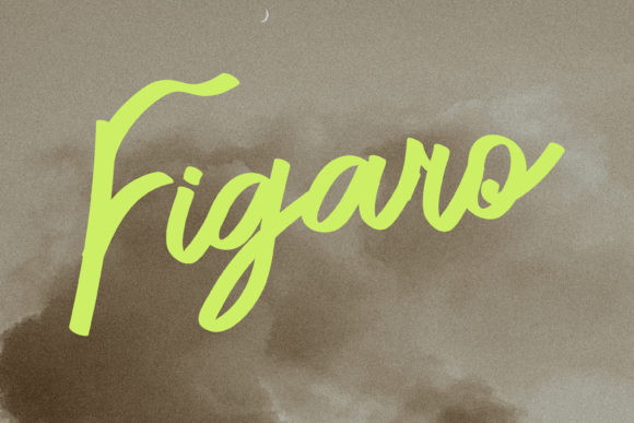 Figaro: A Handwritten Font for Elegant Editorial Design