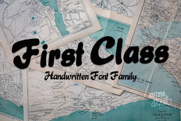 First Class: A Handwritten Font for Editorial Elegance