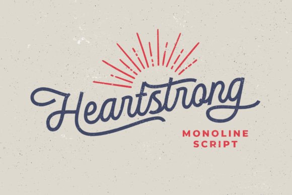 Heartstrong: A Versatile Script Font for Crafters and Creators