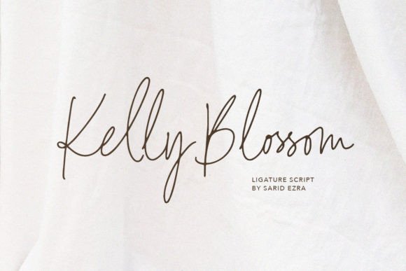 Kelly Blossom: A Modern Handwritten Font for Web Design