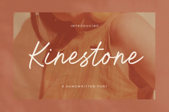 Kinestone: A Modern Handwritten Font for Web Design