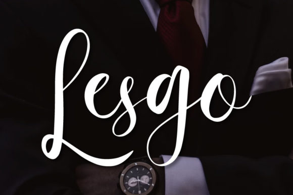 Lesgo: A Handwritten Font for Eye-Catching Web Design