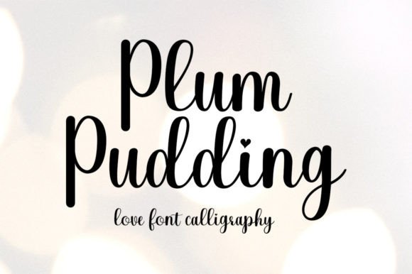 Plum Pudding: A Charming Script Font for Web Design