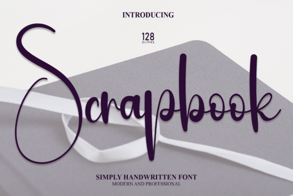 Scrapbook: A Handwritten Font for Creative Makers