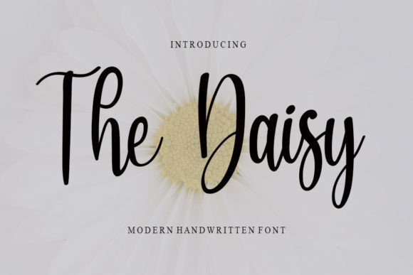 The Daisy: A Handwritten Font for Modern Web Design