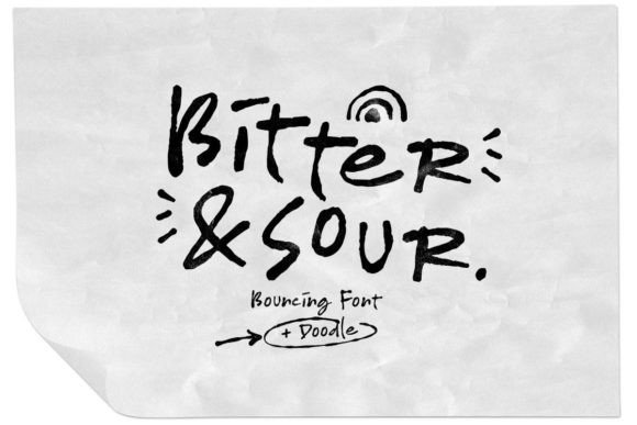 Transform Your Brand with Bitter Sour: A Fun and Playful Typeface
