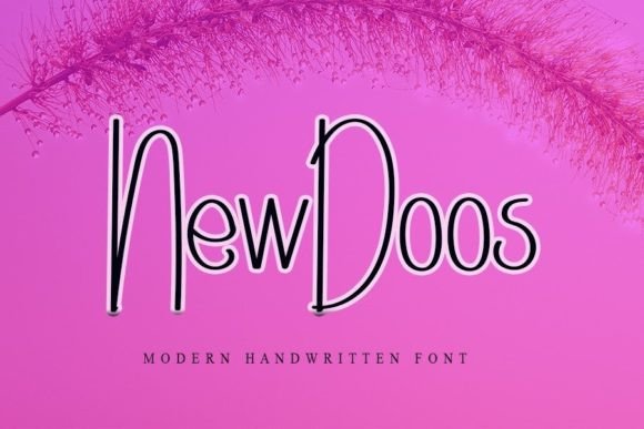Transform Your Brand with Newdoos: A Friendly Handwritten Font