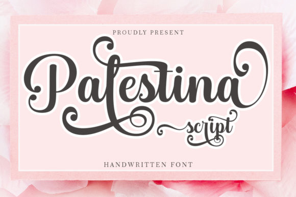 Unveiling Palestina: A Charming Script Font for Creative Campaigns