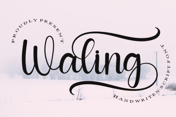 Waling: A Handwritten Font for Elegant Web Design