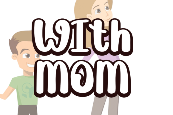 With Mom: A Charming Handwritten Font for Your Brand